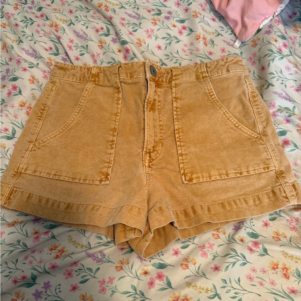American Eagle Outfitters High Waist Tan Shorts